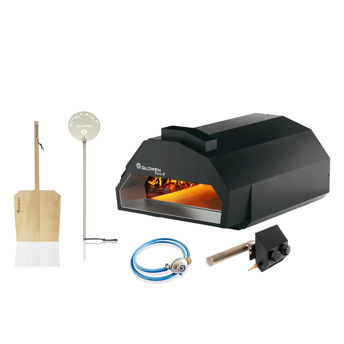 Krušna peć za pizzu – Glowen Raptor 2 – Osnovni set s nadogradnjom na plin Krušna peć za pizzu – Glowen Raptor 2 – Osnovni set s nadogradnjom na plin