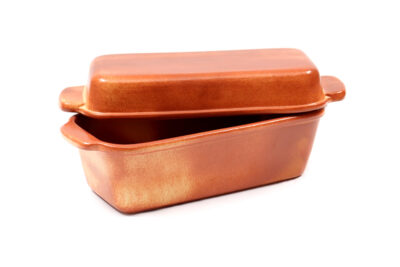 Glineni kalup za kruh i kolače s poklopcem