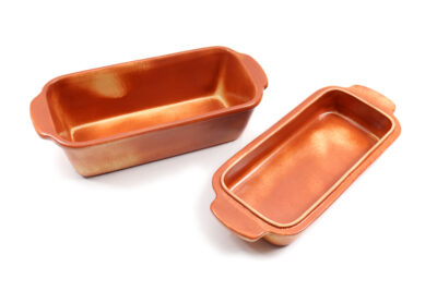 Glineni kalup za kruh i kolače s poklopcem