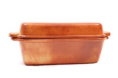 Glineni kalup za kruh i kolače s poklopcem