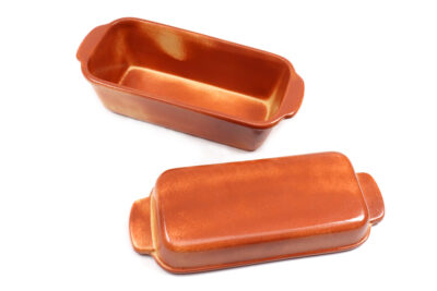 Glineni kalup za kruh i kolače s poklopcem